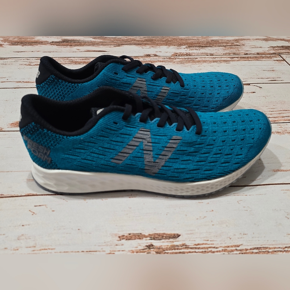 New Balance Fresh Foam Zante Pursuit Teal Mesh Running Shoes Mens 9